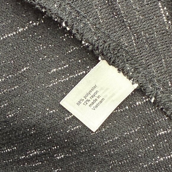 Lane Bryant Hi Lo Dress Tie Waist Stretch Tweed Short Sleeve Black Size 18/20 - Picture 5 of 8